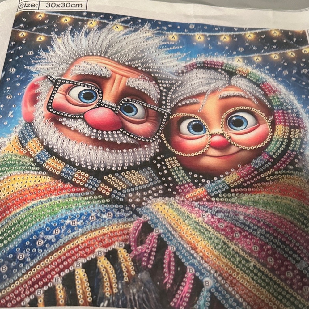 Host support Diamond Painting Kit Charming Couple Wrapped In a Blanket